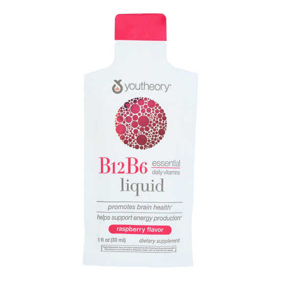 Youtheory  Liquid Vitamin B12 And Vitamin B6 Raspberry